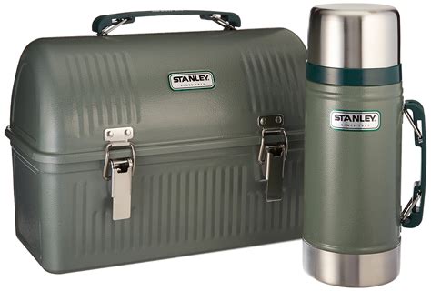 stanley metal lunch box and thermos|stanley classic steel lunch box.